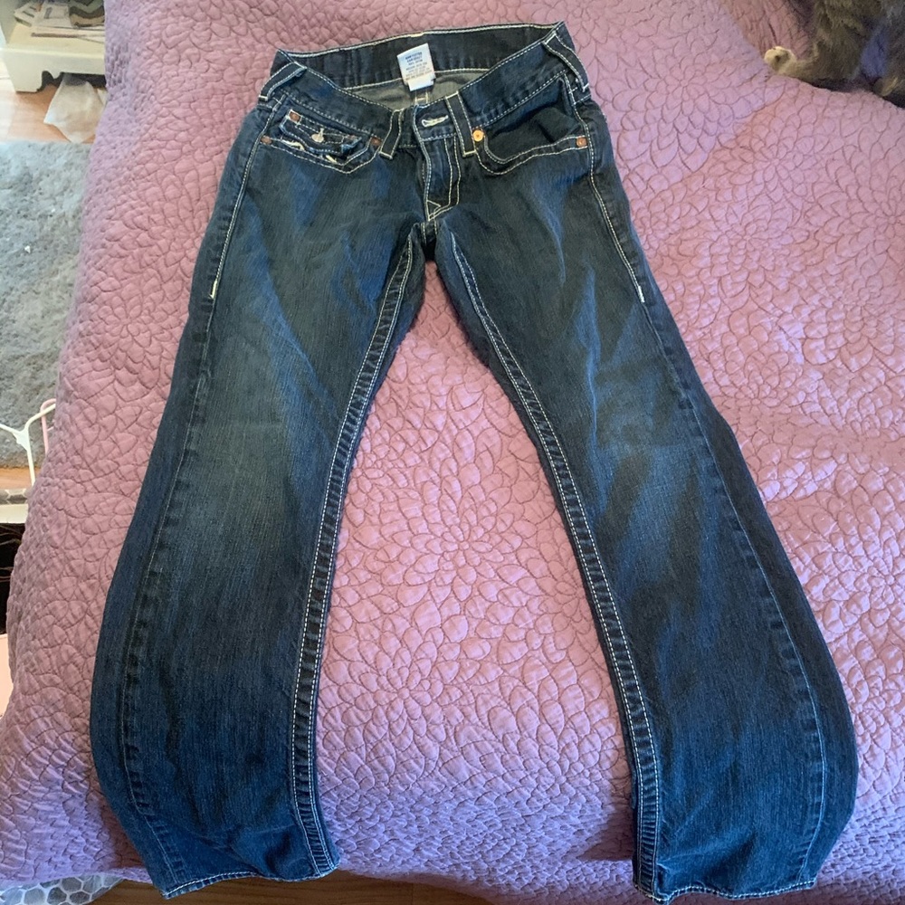 True religion jeans. Size 27.  Straight cut.